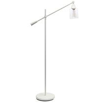 Luminária de chão Elegant Designs LF1030-WHT ajustável 141cm