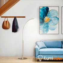 Luminária De Chão Grande de Led Moderna de sala e quarto Bivolt 12w 4000k