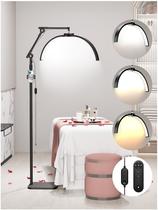 Luminária de chão Karite Half Moon LED para Lash Tech 146-205 cm 3000-6500K