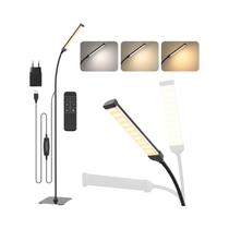 Luminária De Chão LED Regulável Com 3 Cores, 5 Níveis, Controle Remoto, Temporizador E Haste Luminária De Chão LED Regulável Com 3 Cores, 5 Níveis, Controle Remoto, Temporizador E Haste