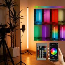 Luminária De Chão LED RGB De 120CM Com Sensor De Som, Luz Ambiente Para Quarto, Sala De E-Sports, Luminária De Chão LED RGB De 120CM Com Sensor De Som, Luz Ambiente Para Quarto, Sala De E-Sports,