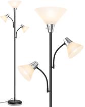 Luminária de chão LEPOWER 3 LED 3000K Luz de leitura ajustável Luminária de chão LEPOWER 3 LED 3000K Luz de leitura ajustável