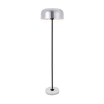 Luminária de Chão Living District Exemplar Níquel Escovado 160 cm Luminária de Chão Living District Exemplar Níquel Escovado 160 cm