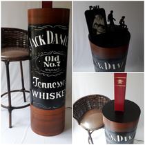 Luminária de Chão mesa bistrô Bar Jack Daniels Luminária de Chão mesa bistrô Bar Jack Daniels