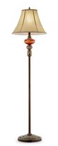 Luminária de chão OK Lighting OK-4283F Gold Amber 62cm H Luminária de chão OK Lighting OK-4283F Gold Amber 62cm H
