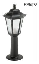 Luminária De Chão Poste Balizador Colonial Jardim Cores 119