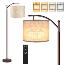 Luminária de Chão ROTTOGOON LED 4 Temperaturas de Cor Controle Remoto Bronze Envelhecido Luminária de Chão ROTTOGOON LED 4 Temperaturas de Cor Controle Remoto Bronze Envelhecido