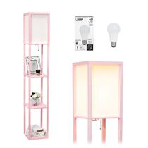 Luminária de chão Simple Designs LF1014-LPK-LB Etagere Organizer