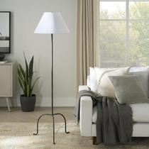 Luminária de Chão Tripé Fina Nourison Heritage em Metal Preto 168 cm