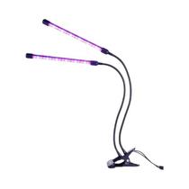 Luminária de Crescimento LED 5 Cabeças 45W - Espectro Completo com Clip USB para Plantas Luminária de Crescimento LED 5 Cabeças 45W - Espectro Completo com Clip USB para Plantas