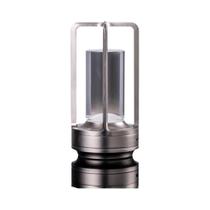 Luminária De Cristal LED De Toque Para Mesa De Cabeceira, Luz De Plástico Para Decoração De Quarto E