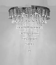 Luminária De Cristal Para Sala De Estar Com 50cm De Altura Luminária De Cristal Para Sala De Estar Com 50cm De Altura