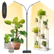 Luminária de Cultivo Vsoke Dual Head 30W - 144 LEDs Espectro Total 1,7m