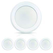 Luminária de disco LED ECOELER 6" 16,5 W branca quente Luminária de disco LED ECOELER 6" 16,5 W branca quente