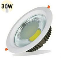 Luminária De Embutir Comercial Ultra LED 30W Branco Quente 3000k