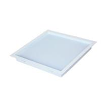 Luminária de Embutir LED Comfort 34x34cm Quadrada 30W Bivolt Branco Fosco Avant