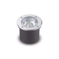 Luminária de Embutir Piso Super Led COB Initial 12W 3000K Branco Quente