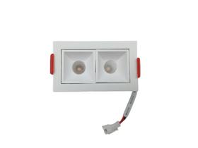 Luminária De Embutir Pontual Com Aba 5w 2700k Interlight Luminária De Embutir Pontual Com Aba 5w 2700k Interlight