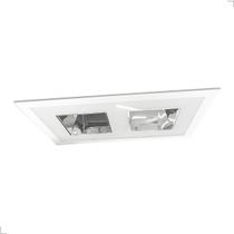 Luminária De Embutir Retangular 3XE27 Bonin 8061-Branco Fosco