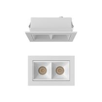 Luminária de Embutir Spot Picco Led 2 focos 4W 12 - Branco