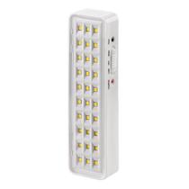 Luminária De Emergência 30 LEDs Branco Bivolt Lanterna