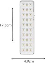 Luminária De Emergência 30 LEDs Super Slim Segurimax