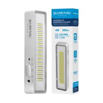 Luminária de Emergência 60 LEDs Bivolt 4W 6.500K Branco Luminária de Emergência 60 LEDs Bivolt 4W 6.500K Branco