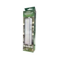 Luminária de Emergência 60 SMD LEDs Recarregável