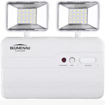 Luminária de Emergência Bloco Autônomo LED 02 Faróis 10W Luminária de Emergência Bloco Autônomo LED 02 Faróis 10W