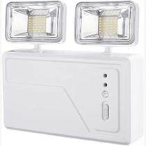 Luminária de Emergência Bloco Autônomo LED 02 Faróis 18W Luminária de Emergência Bloco Autônomo LED 02 Faróis 18W