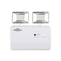 Luminária De Emergência Bloco Autônomo Led Blumenau 2 Faróis 5w Bivolt Luminária De Emergência Bloco Autônomo Led Blumenau 2 Faróis 5w Bivolt