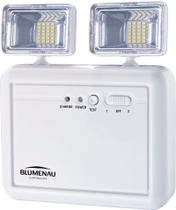 Luminária de Emergência Blumenau Bloco Autônomo Led 2 Faróis 5W Bivolt Luminária de Emergência Blumenau Bloco Autônomo Led 2 Faróis 5W Bivolt