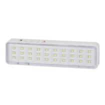 Luminária De Emergência Branco Bivolt Alto Brilho Sensor