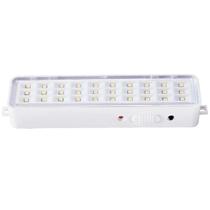 Luminária De Emergência Branco Bivolt Alto Brilho Sensor
