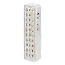 Luminária De Emergência Branco Bivolt Alto Brilho Sensor