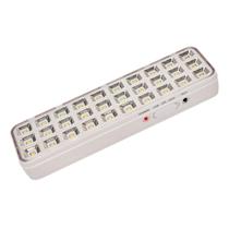 Luminária De Emergência Branco Bivolt Alto Brilho Sensor
