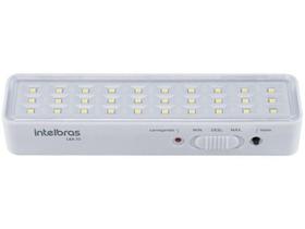 Luminária de Emergência Intelbras LEA 30 30 LEDs, 100 Lumens, Bivolt Automática Luminária de Emergência Intelbras LEA 30 30 LEDs, 100 Lumens, Bivolt Automática