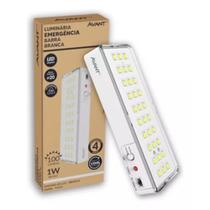Luminária de Emergência Lâmpada 30 Leds 6000K Luz Branca Fria Forte Portátil Recarregável Bivolt 1W
