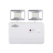 Luminária de Emergência LED 1.200 LM 5W 2 Faróis