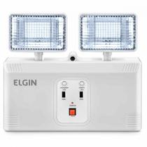Luminária de emergência LED 2.000 lúmens com 2 faróis - 48LEM2KL0000 - Elgin