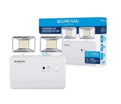 Luminária de Emergência LED 3.000 LM 18W Bivolt 2 Faróis 6.500K - Branco Luminária de Emergência LED 3.000 LM 18W Bivolt 2 Faróis 6.500K - Branco