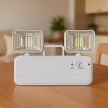 Luminária de Emergência Led Luz Ajustável 360 Para Saídas Luminária de Emergência Led Luz Ajustável 360 Para Saídas