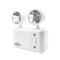 Luminaria de Emergencia Leds 600 Lumens Bloco Autonomo 3W - Blumenau Iluminação 2 Farois - Ref. 40010624 Luminaria de Emergencia Leds 600 Lumens Bloco Autonomo 3W - Blumenau Iluminação 2 Farois - Ref. 40010624