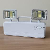 Luminária de Emergência Luz Bivolt Led Kit Completo