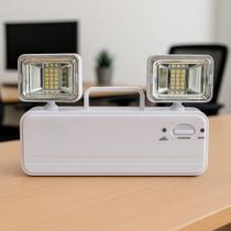Luminária De Emergência Luz Led Para Rotas Escadas