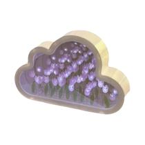 Luminária De Espelho Em Forma De Nuvem DIY Tulipa, Lâmpada De Vidro Artesanal Para Quarto De Menina, Luminária De Espelho Em Forma De Nuvem DIY Tulipa, Lâmpada De Vidro Artesanal Para Quarto De Menina,