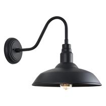 Luminária de exterior GOALPLUS 14" Black Industrial