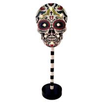 Luminária de Halloween - Caveira Catrina - 32,5cm - 1 unidade - Rizzo Luminária de Halloween - Caveira Catrina - 32,5cm - 1 unidade - Rizzo