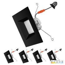 Luminária de lata LED quadrada NUWATT 6" 14W 110V