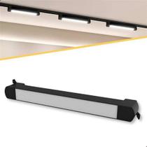 Luminária De Led 15w Linear Difusa P/ Trilho Eletrificado